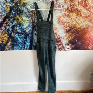 Free People Green and Gray Jumpsuit with Chic Design